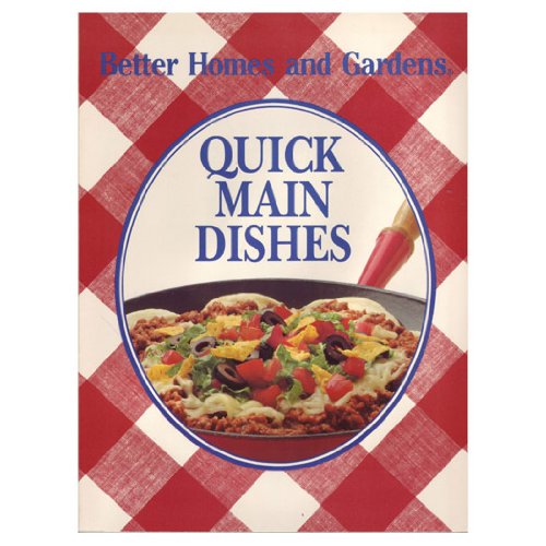 Beispielbild fr Quick main dishes zum Verkauf von Wonder Book