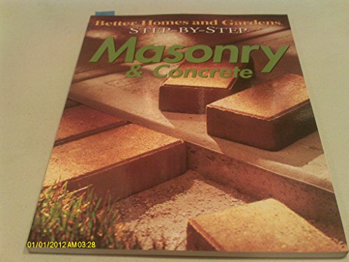 Beispielbild fr Step-by-Step Masonry & Concrete zum Verkauf von Your Online Bookstore