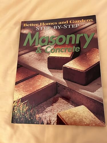 Imagen de archivo de Step-by-Step Masonry & Concrete a la venta por Your Online Bookstore