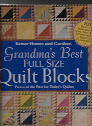Stock image for Grandma's Best Full-Size Quilt Blocks for sale by Gulf Coast Books