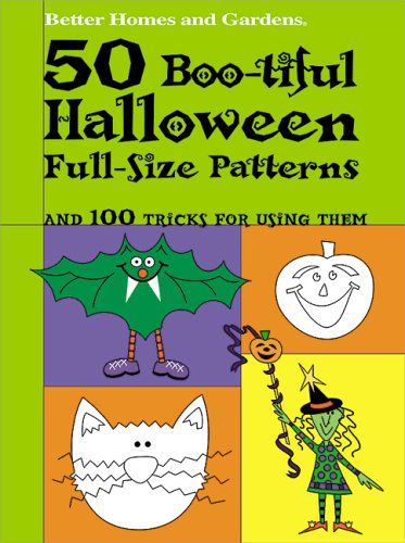 Stock image for 50 Boo-Tiful Halloween Full-Size Patterns : And 100 Tricks for Using Them for sale by Better World Books