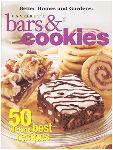 9780696216084: Better Homes and Gardens Favorite Bars&Cookies 50 All Time Best Recipes by Better Homes and Gardens (2002) Paperback