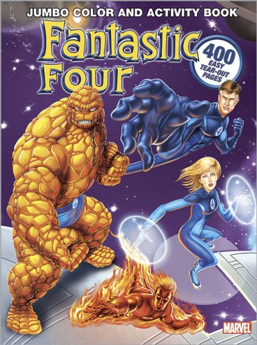 Beispielbild fr Fantastic 4 Jumbo Color & Activity Book zum Verkauf von HPB-Diamond