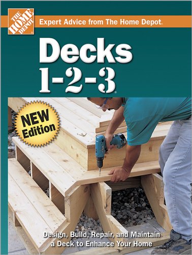 Stock image for Decks 1-2-3 (The Home Depot) for sale by SecondSale