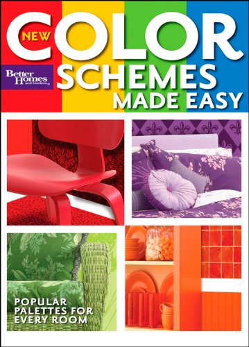 Stock image for New Color Schemes Made Easy (Better Homes and Gardens) (Better Homes and Gardens Home) for sale by Hippo Books
