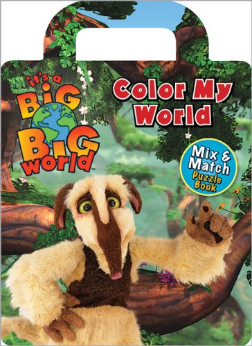 Beispielbild fr It*s A Big Big World Mix and Match Jigsaw Puzzle Book: Color My World zum Verkauf von dsmbooks