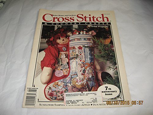 9780696705267: Better Homes And Gardens Cross Stitch & Country Crafts Magazine July/August 1992