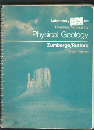 Imagen de archivo de Laboratory manual for Plummer/McGeary's physical geology a la venta por Wonder Book