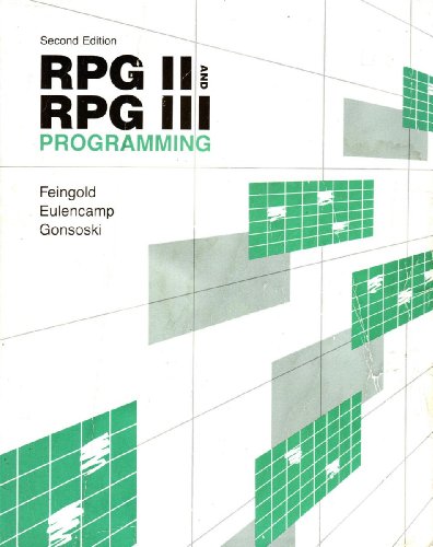 Rpg II and Rpg III Programming (9780697009913) by Feingold, Carl; Eulencamp, Howard; Gonoski, Steve