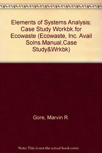 9780697012616: Case Study Workbk.for Ecowaste (Elements of Systems Analysis)
