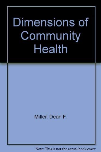 Stock image for Dimensions of Community Health for sale by Better World Books