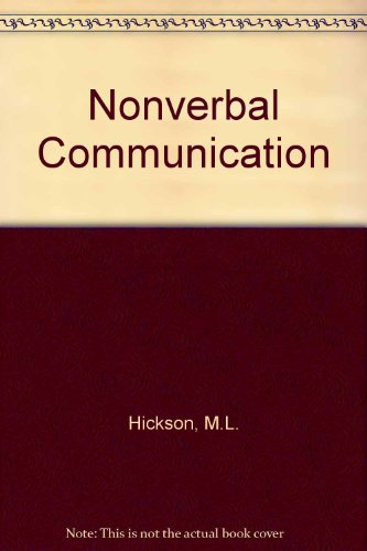 9780697030313: Nonverbal Communication