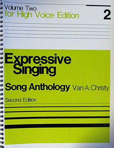 9780697035325: Expressive Singing: High Voice v. 2: Song Anthology
