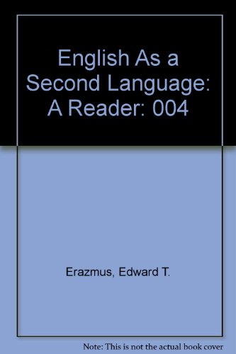 English As a Second Language: A Reader (9780697039583) by Erazmus, Edward T.; Cargas, Harry James