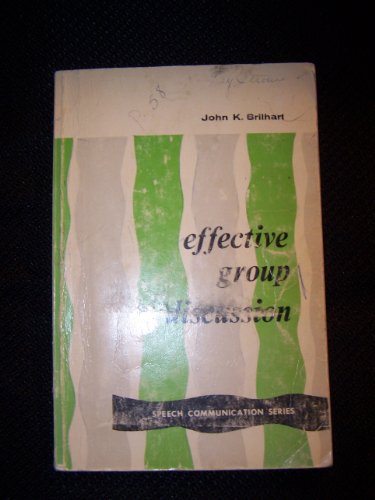 Imagen de archivo de Effective Group Discussion a la venta por ThriftBooks-Atlanta