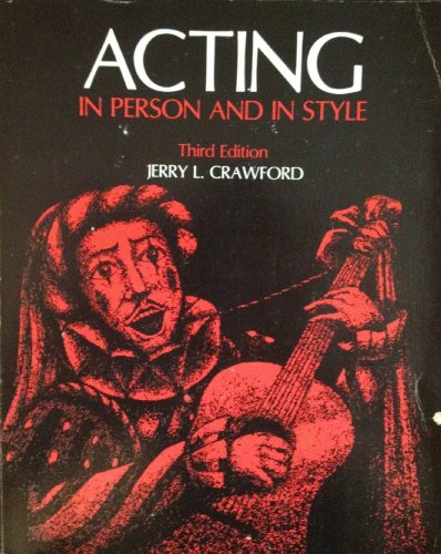 Stock image for Acting : In Person and In Style for sale by Better World Books
