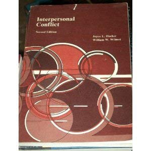 Imagen de archivo de Interpersonal Conflict a la venta por Better World Books