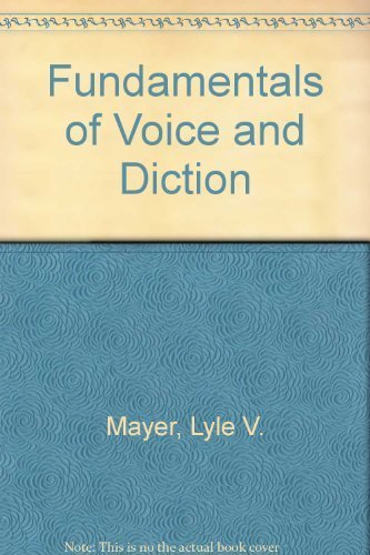 Stock image for Fundamentals of Voice and Diction for sale by HPB-Red