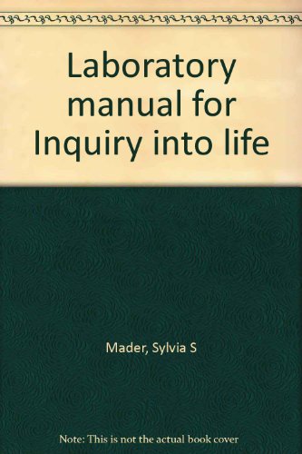 Stock image for Laboratory manual for Inquiry into life for sale by Sunny Day Books