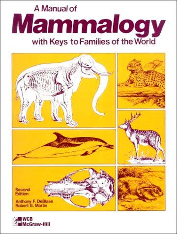 9780697045911: A Manual of Mammalogy