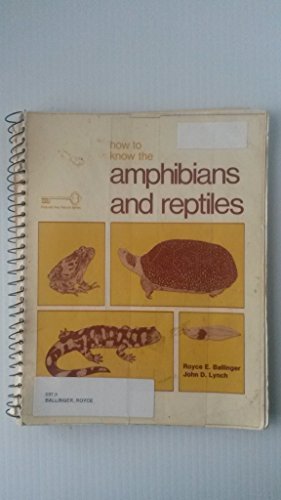 Beispielbild fr How to Know the Amphibians and Reptiles zum Verkauf von Better World Books