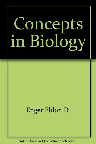 Beispielbild fr Concepts in Biology zum Verkauf von Better World Books