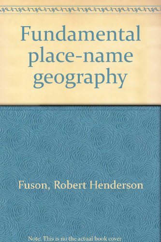 Stock image for Fundamental Place-Name Geography for sale by Table of Contents