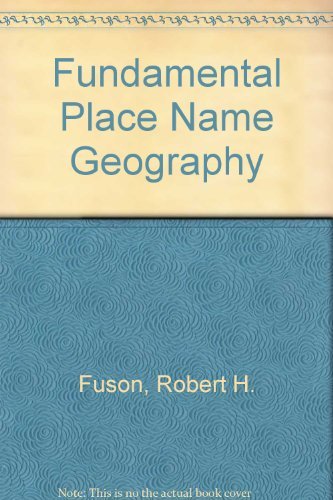 Stock image for Fundamental Place-Name Geography for sale by Irish Booksellers
