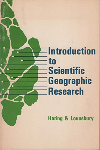 Imagen de archivo de Introduction to Scientific Geographic Research a la venta por Better World Books