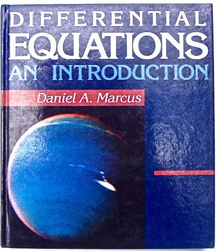 Beispielbild fr Differential Equations : An Introduction zum Verkauf von Better World Books