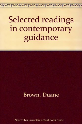 Imagen de archivo de Selected readings in contemporary guidance a la venta por Nelsons Books