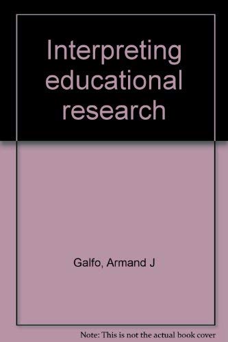 9780697061164: Interpreting educational research