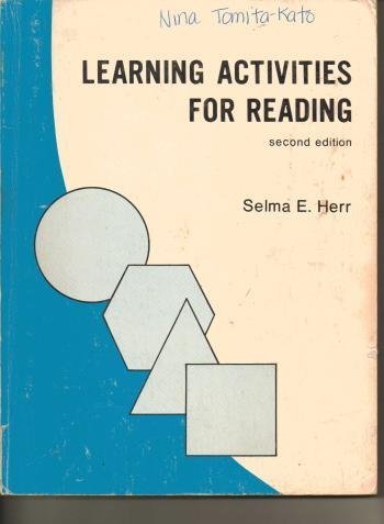 Stock image for Learning Activities for Reading for sale by Nealsbooks