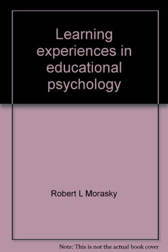 Imagen de archivo de Learning experiences in educational psychology a la venta por Better World Books