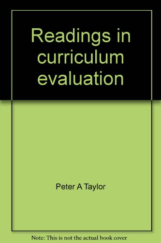 Imagen de archivo de Readings in Curriculum Evaluation a la venta por Better World Books