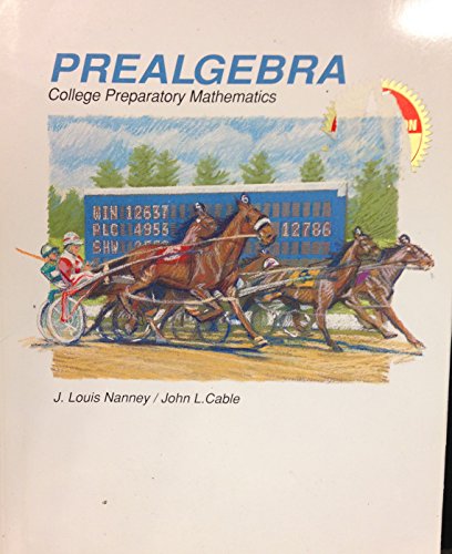 Stock image for Prealgebra College Preparatory Mathematics for sale by ZBK Books
