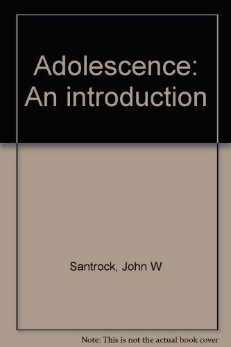 Stock image for Adolescence: An introduction for sale by Hawking Books