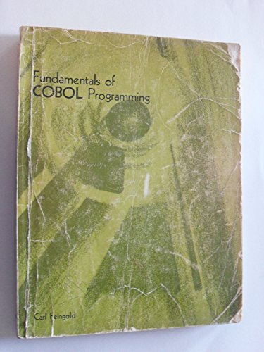 Fundamentals of Structured Cobol Programming (9780697067227) by Feingold, Carl; Wolff, Louis