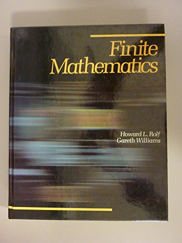 Imagen de archivo de Finite Mathematics a la venta por BookDepart