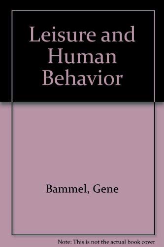 9780697071835: Leisure and Human Behavior