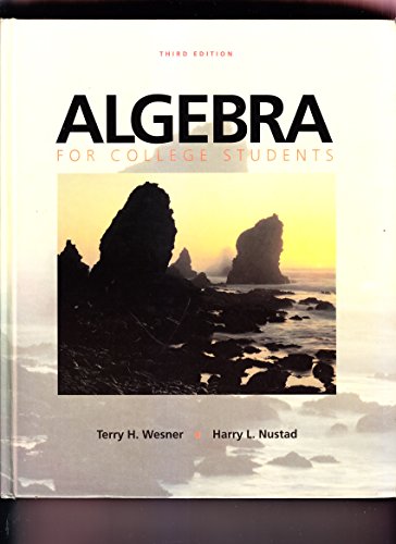 Stock image for Algebra for College Students for sale by Books of the Smoky Mountains