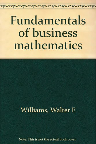 9780697080158: Title: Fundamentals of business mathematics