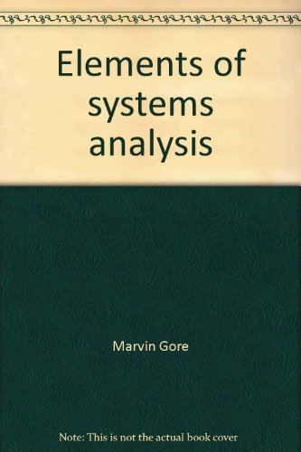 9780697081698: Elements of systems analysis