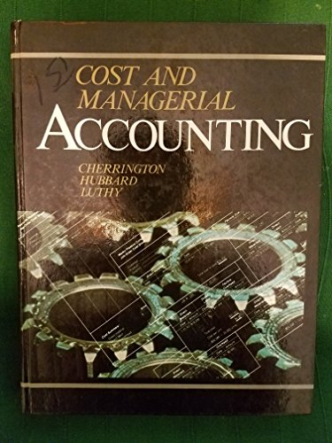 9780697082312: Cost and Managerial Accounting