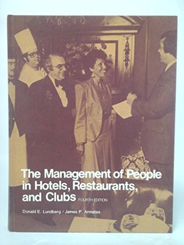 9780697084101: The management of people in hotels, restaurants, and clubs