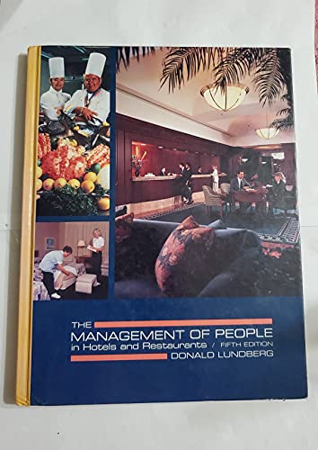 Imagen de archivo de The Management of People in Hotels and Restaurants a la venta por HPB-Red