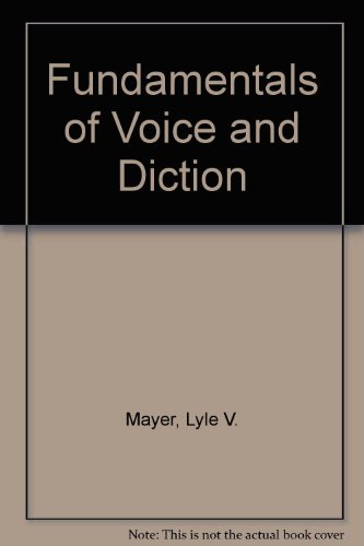 9780697086167: Fundamentals of Voice and Diction