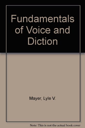 9780697086167: Fundamentals of Voice & Diction