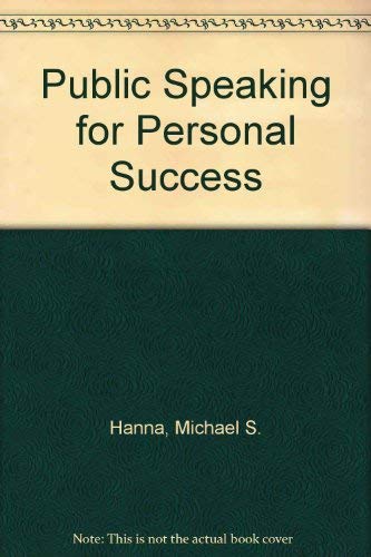 Imagen de archivo de Public Speaking for Personal Success a la venta por Irish Booksellers