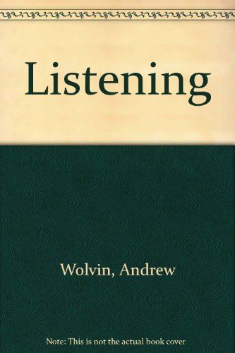 Beispielbild fr Listening zum Verkauf von Wonder Book